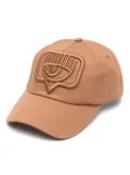 Chiara Ferragni Eyelike-motif baseball cap - Brown