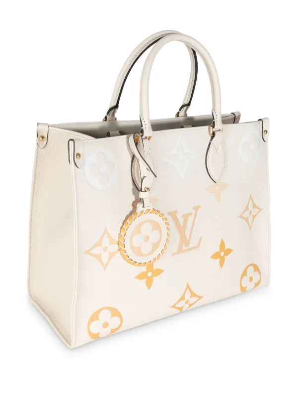 Lv tote bag white hotsell