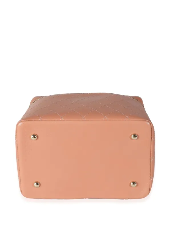 CHANEL Pre-Owned 2018-2019 Knock On Wood Vanity Handbag | Pink