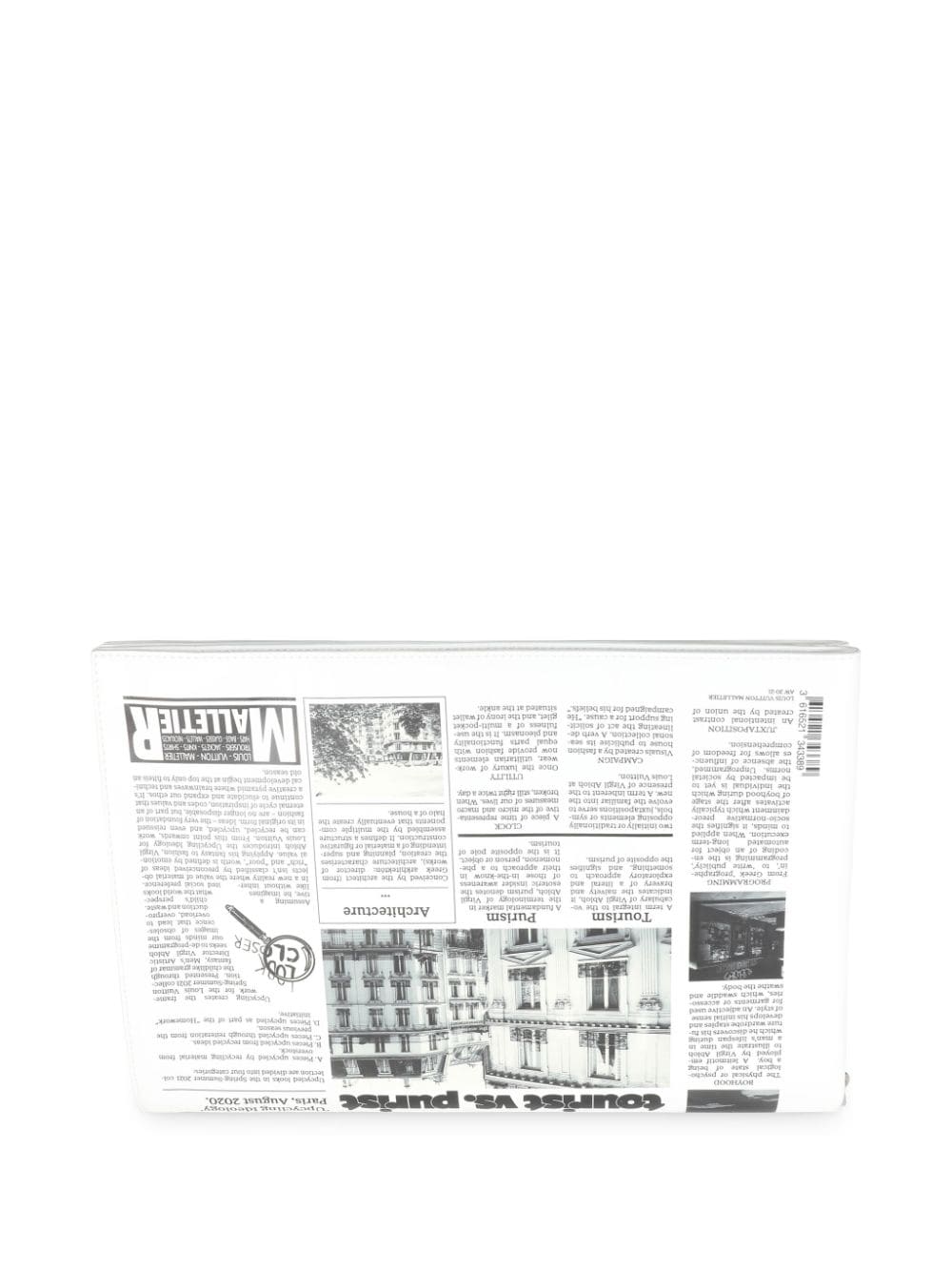 Louis Vuitton Pre-Owned Newspaper clutch - Zwart