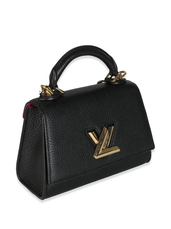 Louis Vuitton Pre Owned 2021 2023 Twist Handbag Black FARFETCH AO
