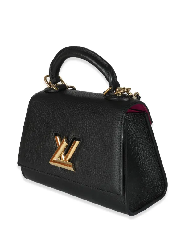 Louis Vuitton Pre Owned 2021 2023 Twist Handbag Black FARFETCH AO