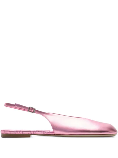 Burberry Sapatilha de couro
