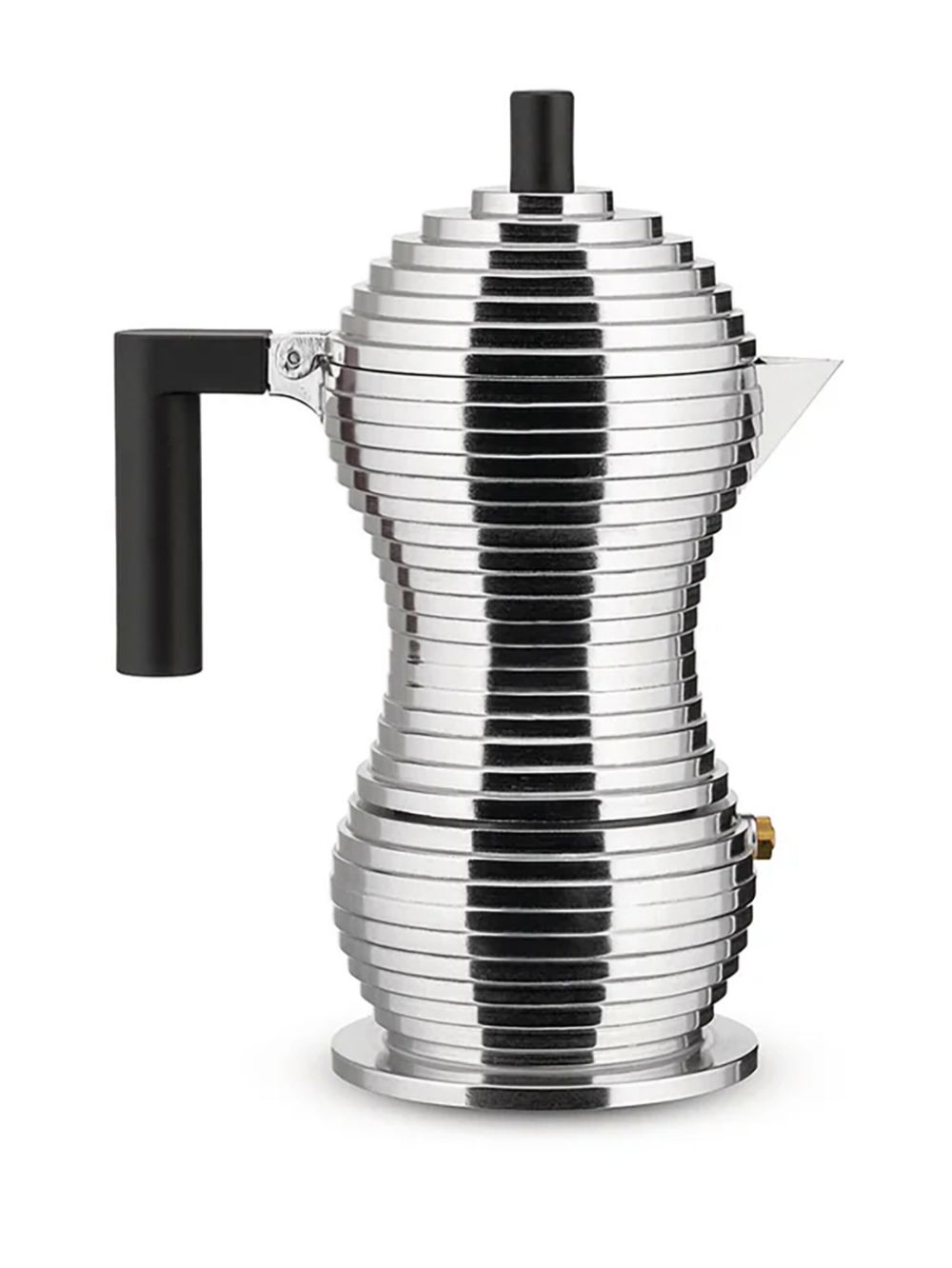 Alessi Pulcina espresso koffiezetapparaat (16,5 cm x 7,2 cm) - Zwart