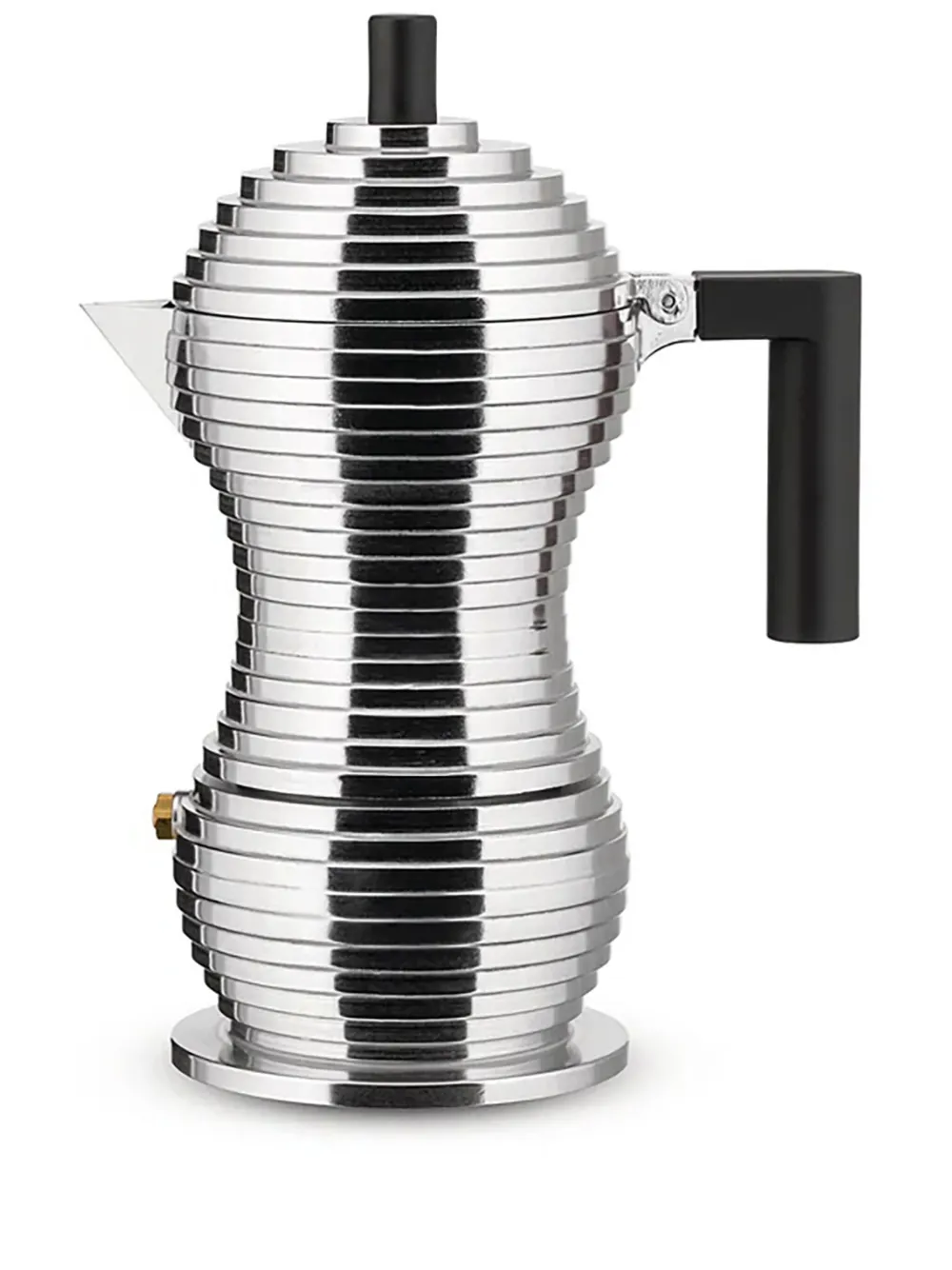 Alessi Pulcina espresso coffee maker (16.5 cm x 7.2 cm) | Black | Image 1