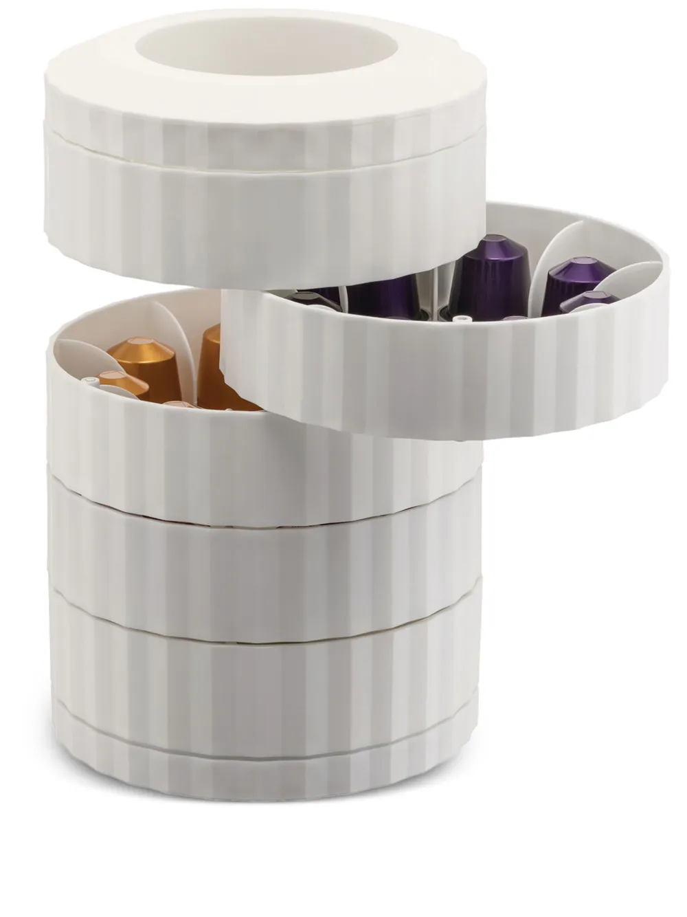 Alessi Plisse capsule dispenser | White | Image 1