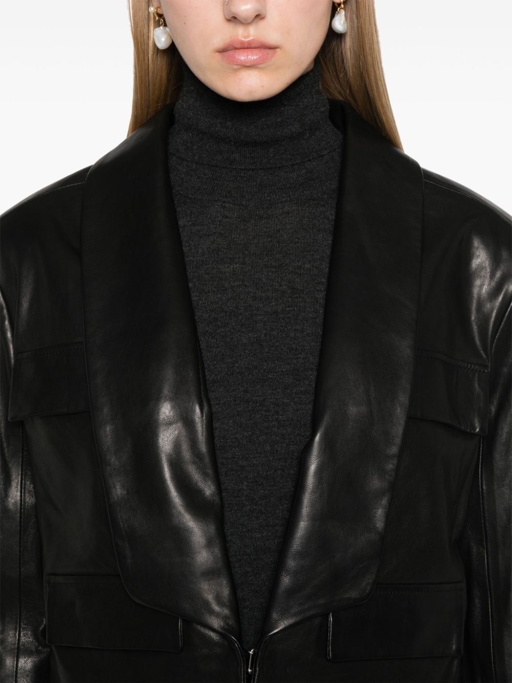 Shop Iro Cybele Jacket In Black