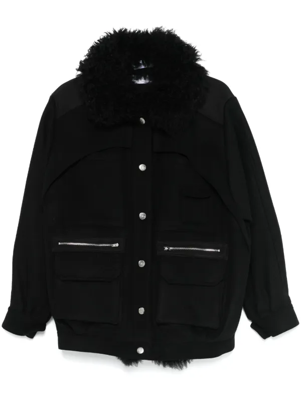 IRO Diassa Jacket Black FARFETCH JO