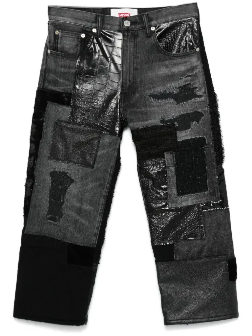 X Levi's jean à design patchwork - Junya Watanabe - Modalova