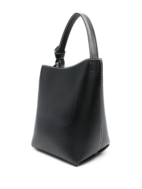 JW Anderson Corner レザーバケットバッグ | ブラウン | FARFETCH JP