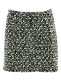 Tagliatore tweed boucle skirt - Black