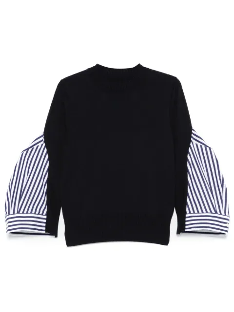 sacai layered sweater 