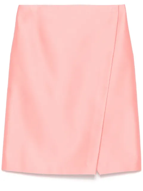 Philosophy Di Lorenzo Serafini satin wrap mini skirt