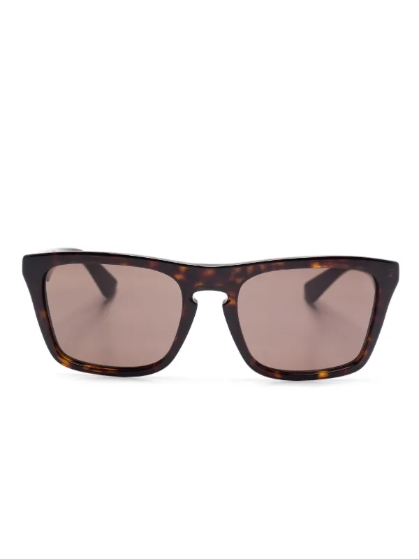Burberry Eyewear Coded サングラス | ブラウン | FARFETCH JP
