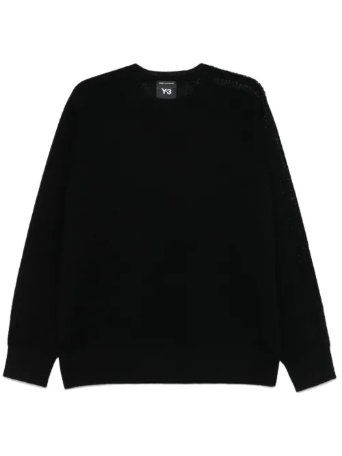 Y-3 pull à col rond - Noir - Y-3 - Modalova