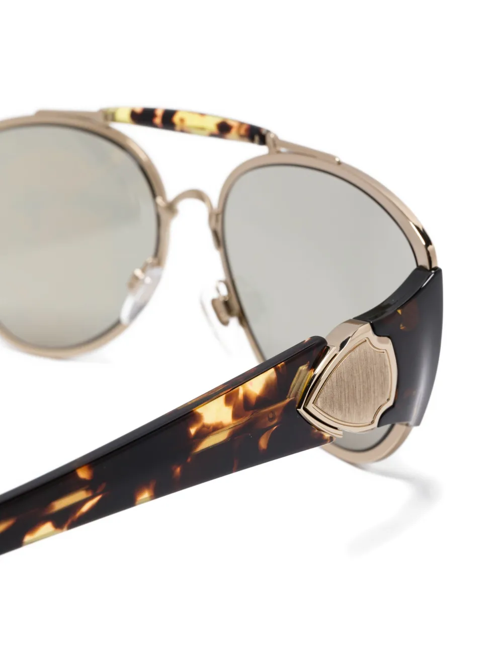 Burberry Eyewear Zonnebril met piloten montuur Bruin
