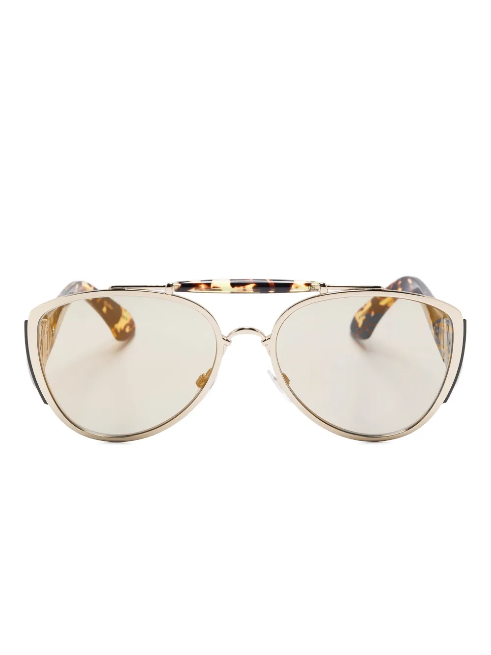 Burberry Eyewear Zonnebril met piloten montuur Bruin
