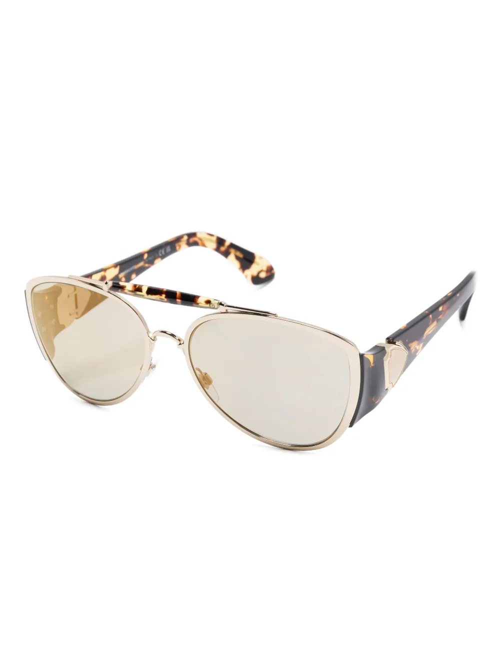 Burberry Eyewear Zonnebril met piloten montuur Bruin