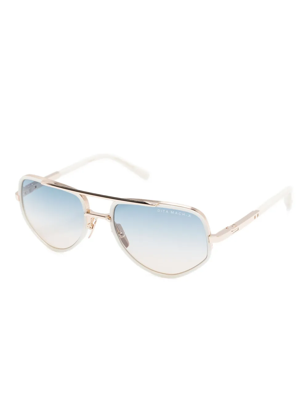 Dita Eyewear Mach-X zonnebril met geometrisch montuur - Wit