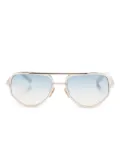 Dita Eyewear Mach-X geometric-frame sunglasses - White