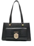 Love Moschino logo lettering tote bag - Black