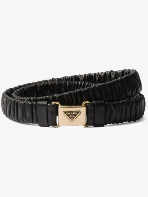 Prada leather belt