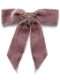 Prada velvet hair clip - Pink