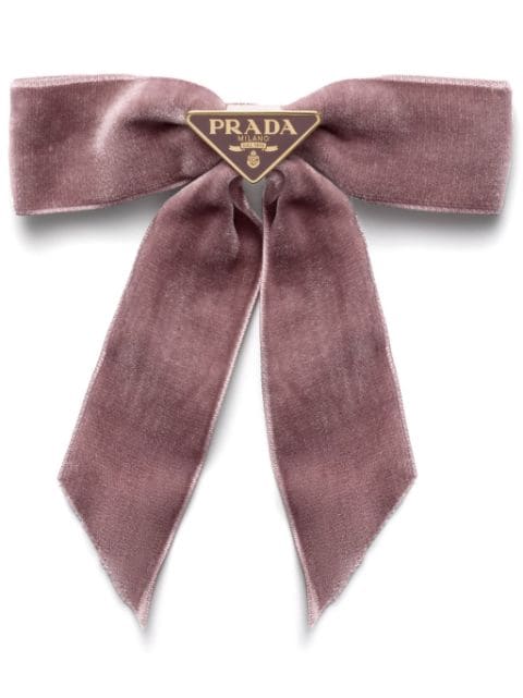 Prada barrette en velours