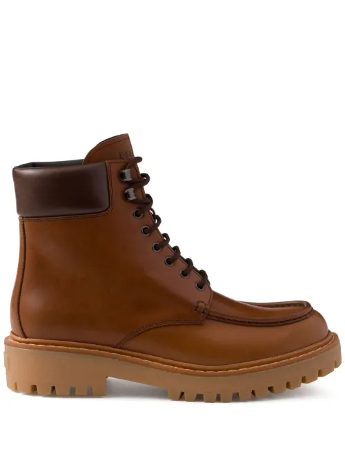 Bottines en cuir 60 mm - Prada - Modalova