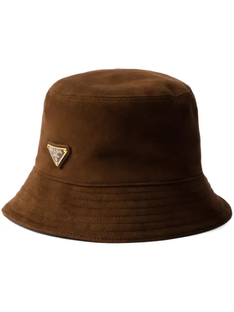 Prada Suede bucket hat