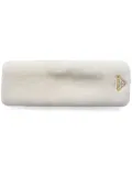 Prada shearling headband - White