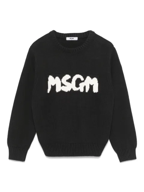 MSGM エムエスジーエム ブランドロゴ 長袖 スウェット プルオーバー 女の子 ひろかっ 子供服 こども服