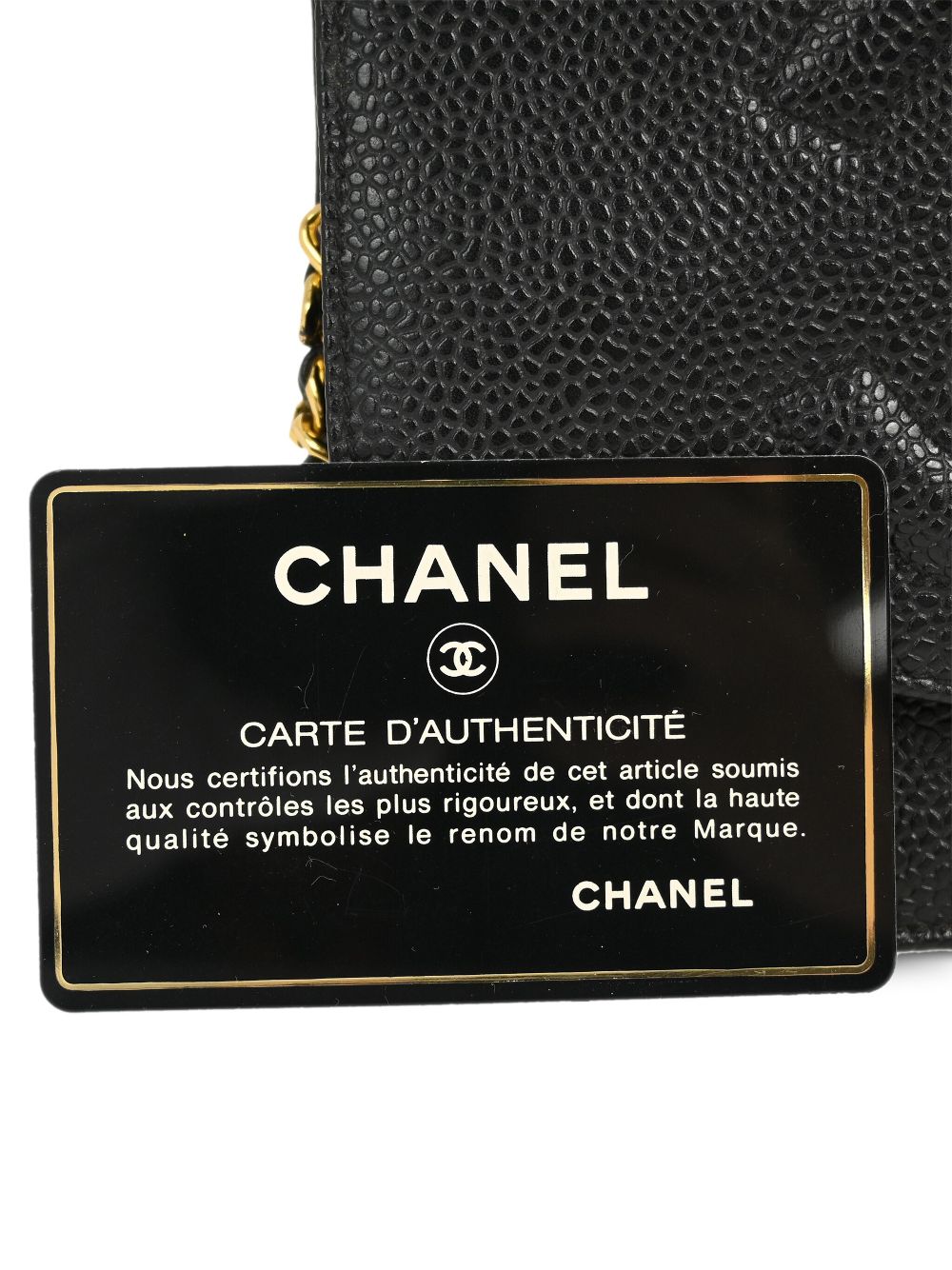 Cheap HOT SALE CHANEL 1997 CC leather chain wallet Women