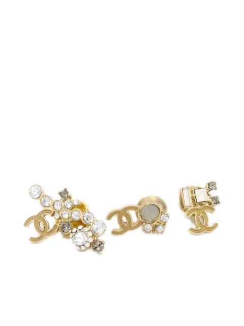 CHANEL Pre-Owned 2010 CC brooch