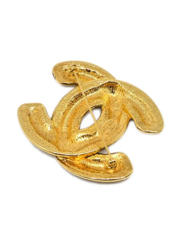 【CHANEL】★Vintage★CC BROOCH ブローチ Vintage Brooch | CHANEL CC Logo Monogram Quilted Brooch Pin