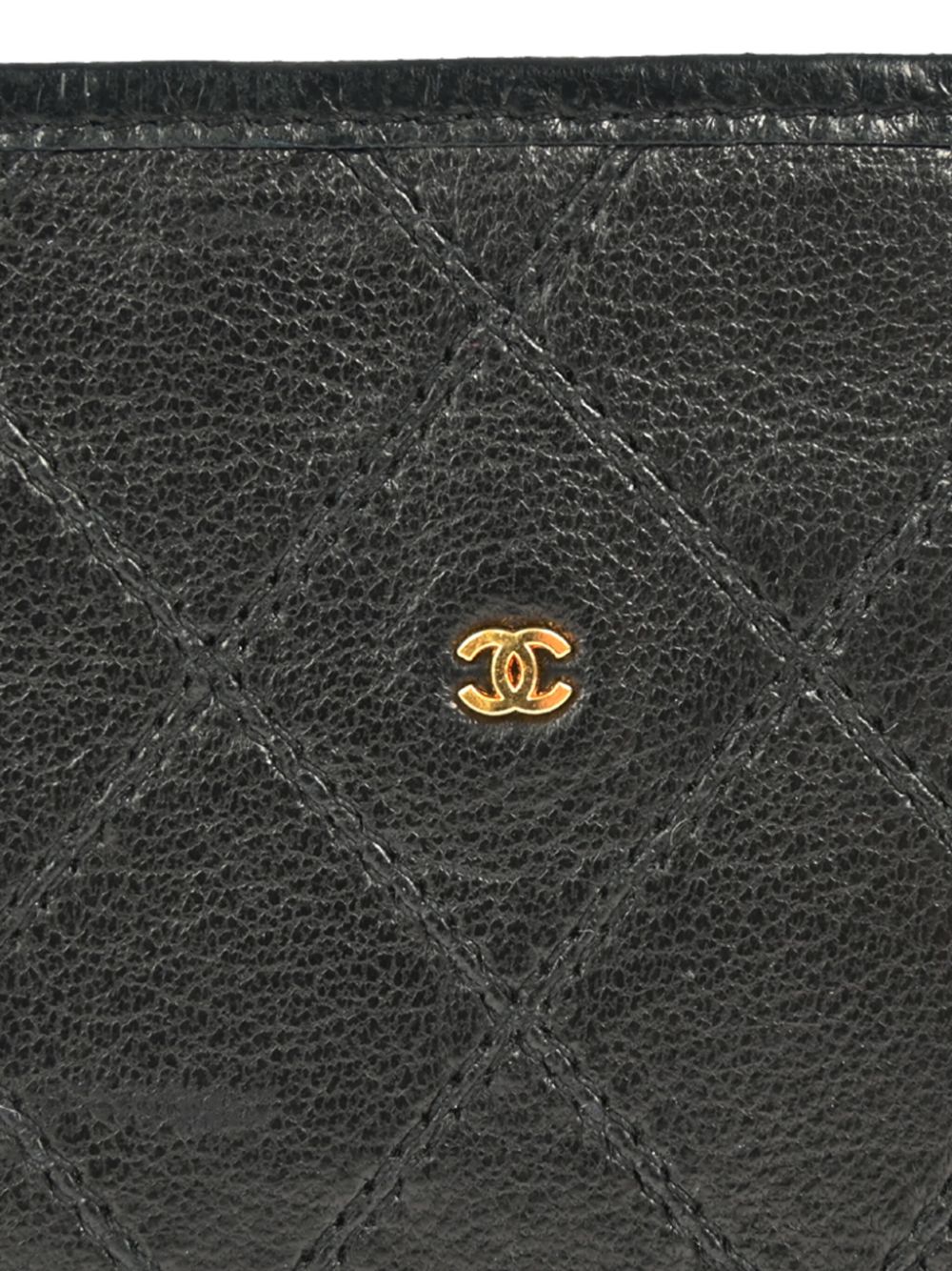 CHANEL 1989-1991 lambskin bi-fold wallet Women