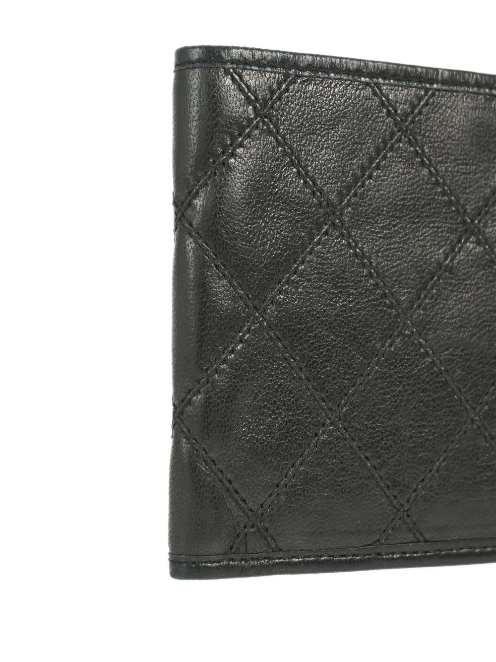 Cheap HOT SALE CHANEL 1989-1991 lambskin bi-fold wallet Women