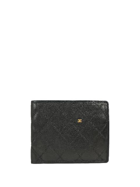 CHANEL 1989-1991 lambskin bi-fold wallet Women