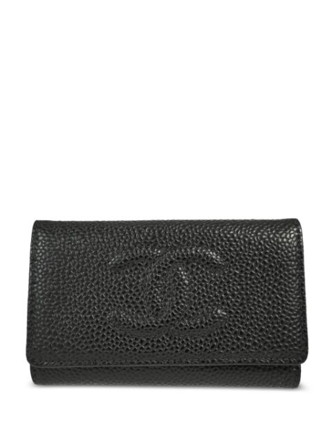 CHANEL 2000 CC stitch key case Women