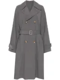 Philosophy Di Lorenzo Serafini belted trench coat - Grey
