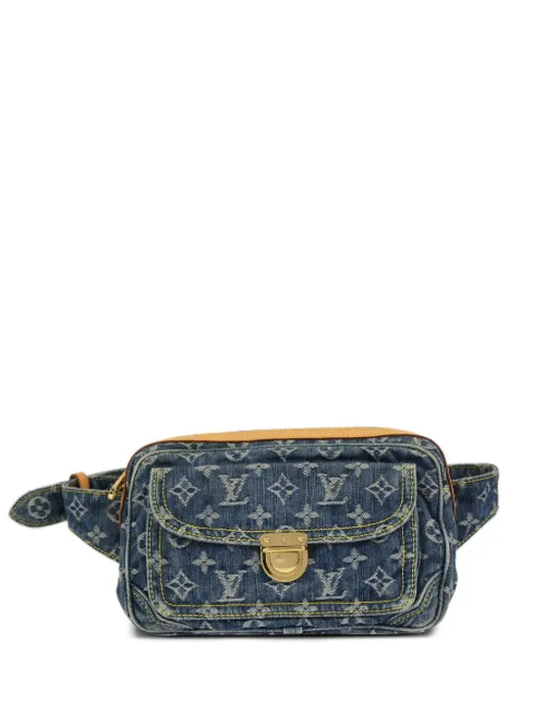 Sac banane en jean monogrammé (2007) - Louis Vuitton Pre-Owned - Modalova