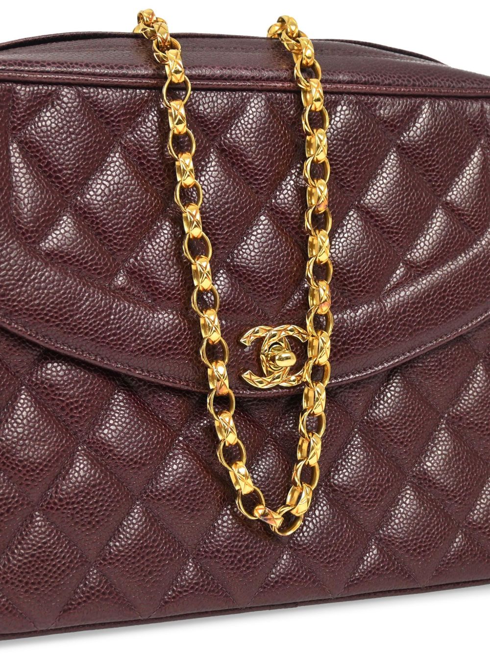 CHANEL Pre-Owned 1995 CC leather camera bag WOMEN