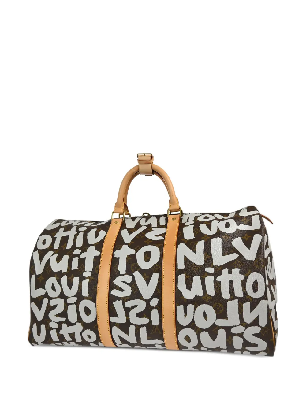 Louis Vuitton Pre-Owned x Stephen Sprouse 2001 Keepall 50 reistas - Bruin