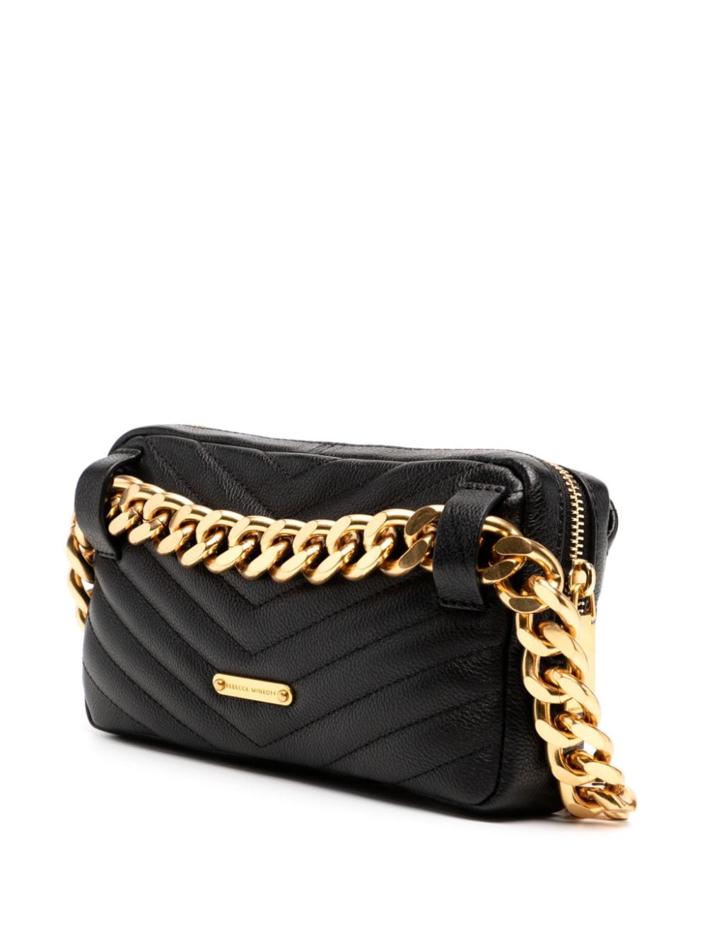 Shop Rebecca Minkoff Edie Belt Bag In Black