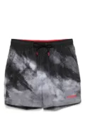 BOSS graphic print swim shorts - Grey