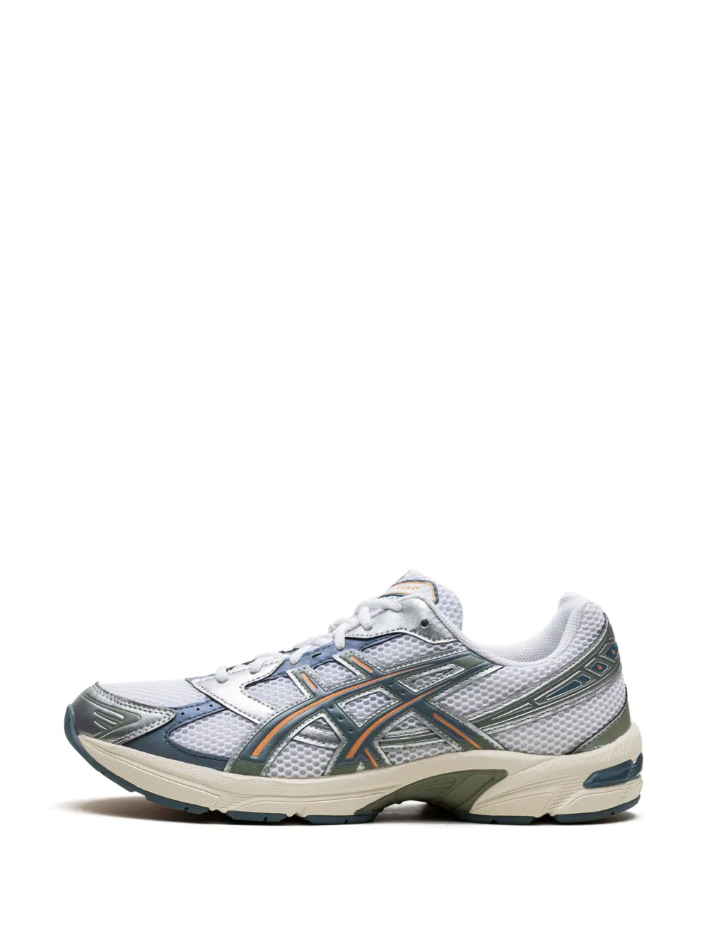 Asics Gel 1130 "silver White Black" Sneakers In White
