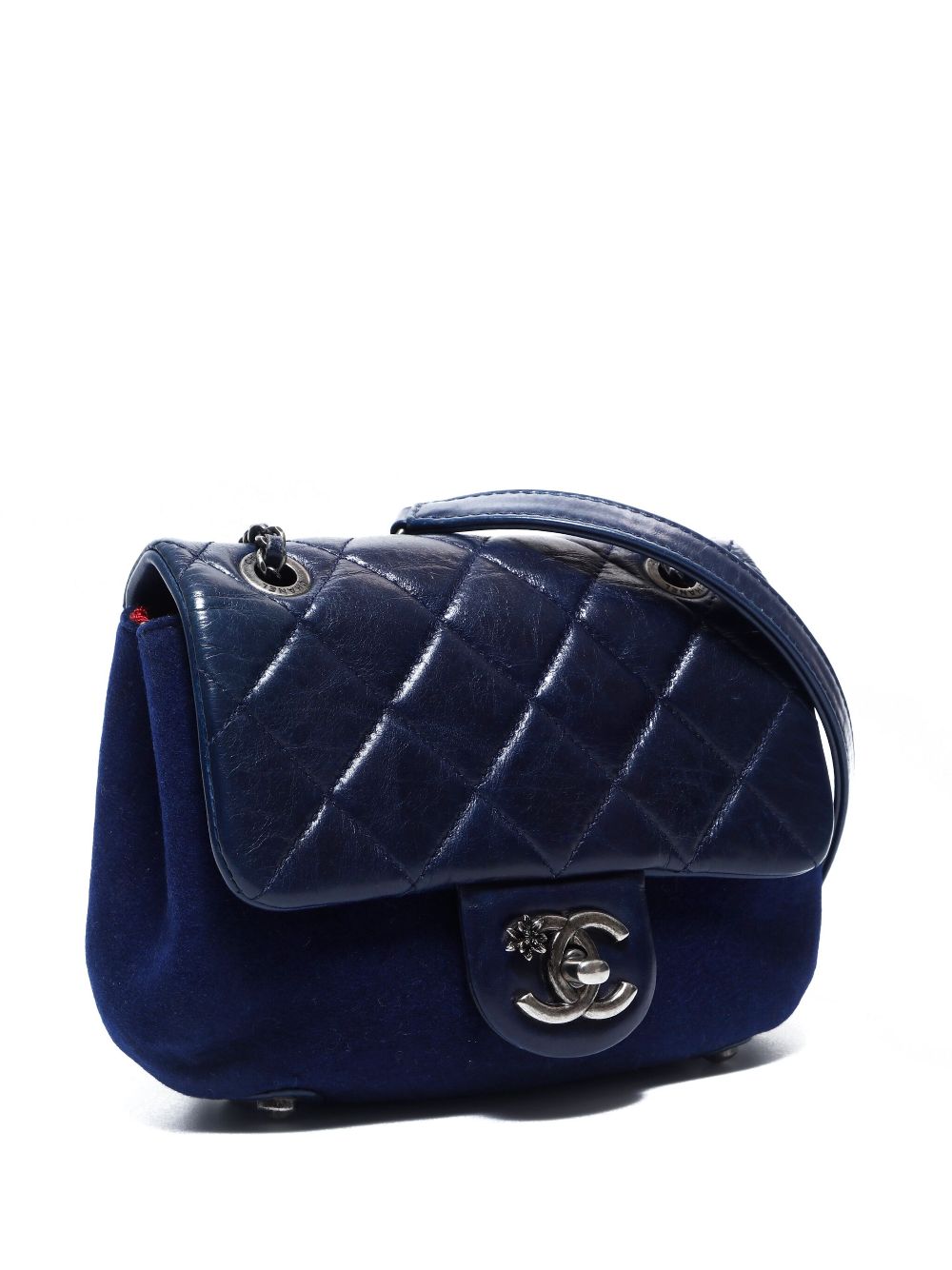 CHANEL 2015 CC turn-lock diamond-quilted shoulder bag Women