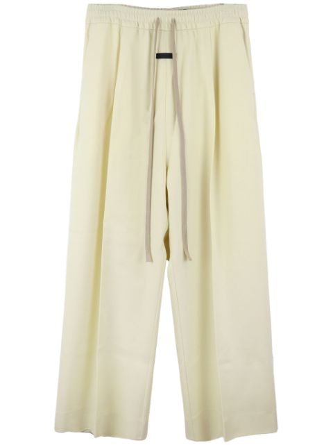 Fear Of God drawstring-waistband wool wide-leg trousers