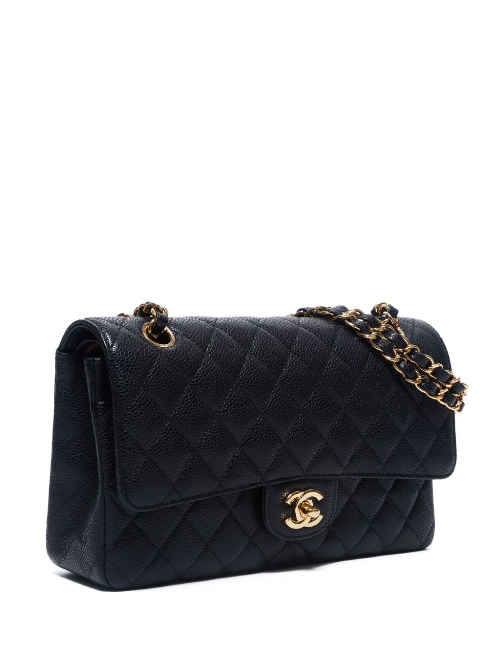 Affordable HOT SALE CHANEL 2011-2012 medium Double Flap shoulder bag Women