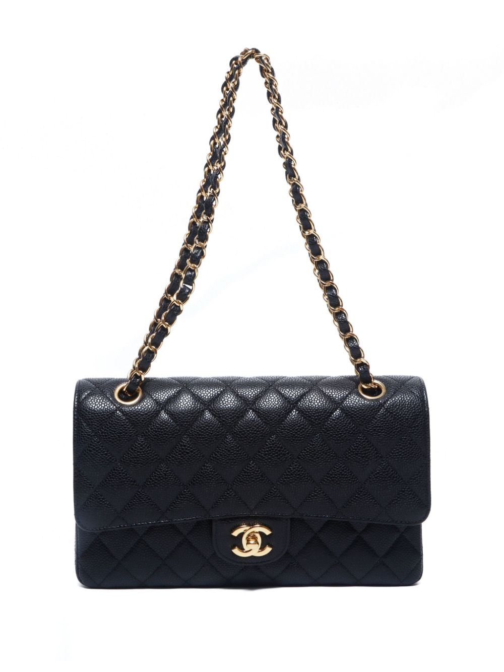 Affordable HOT SALE CHANEL 2011-2012 medium Double Flap shoulder bag Women